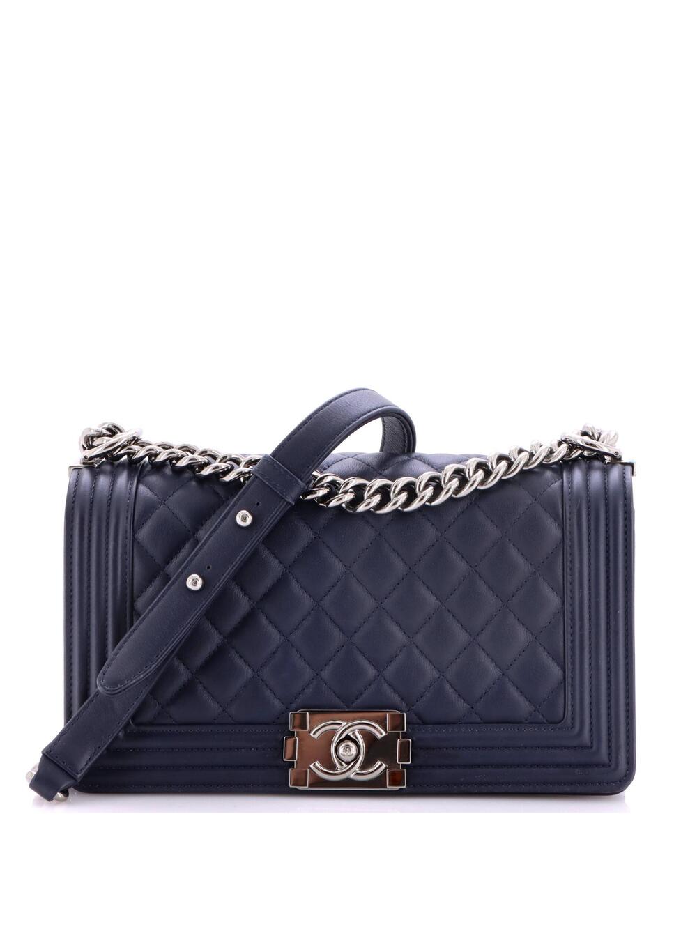 Chanel Boy Flap Bag Quilted Calfskin #350823C43B
